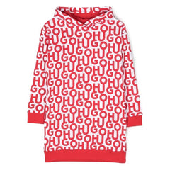 Logo Print Hoodie Dress