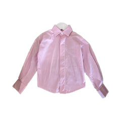 PINK COTTON BLEND POPLIN