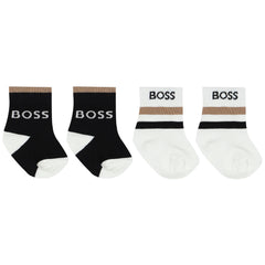 Logo Print Baby Boy Socks