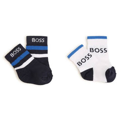 Logo Print Baby Boy Socks