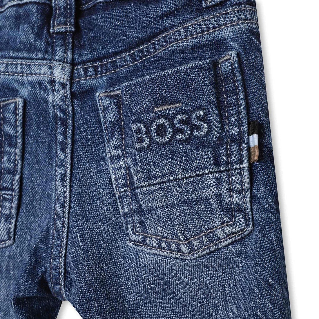 Logo Print Denim Jeans