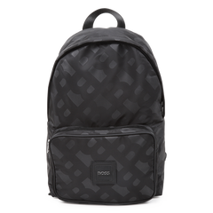 Monogram Print Backpack