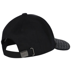 Monogram Black Logo Cap