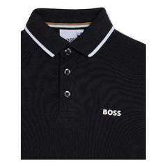 Logo Print Cotton Polo Shirt