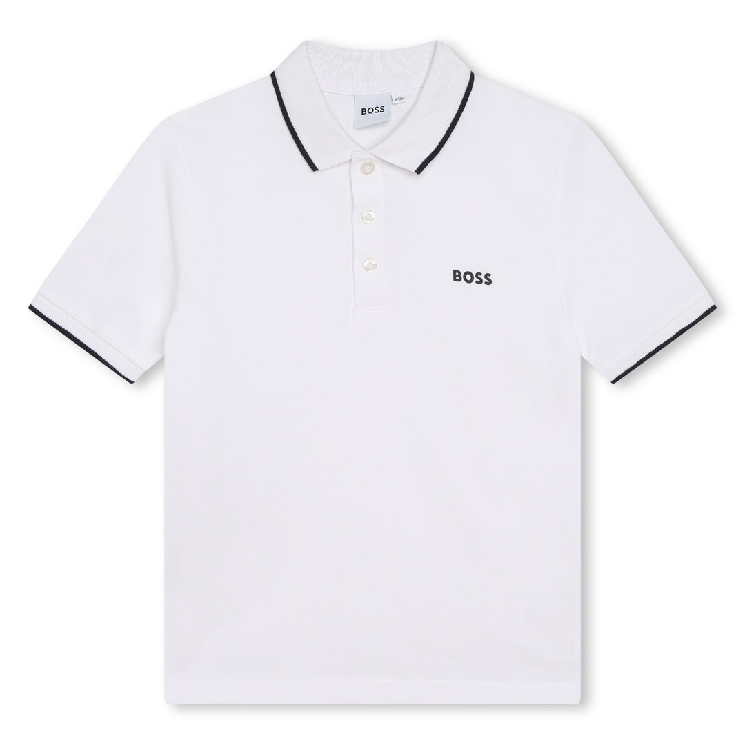 Logo Print Polo Shirt