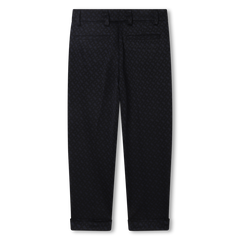 Ceremony Trousers With Monogram Print