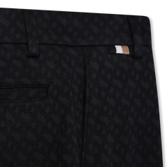 Ceremony Trousers With Monogram Print