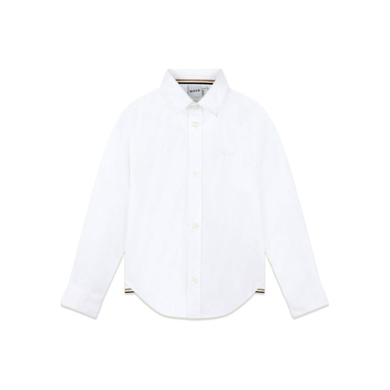 Logo Embroidered Button Up Shirt