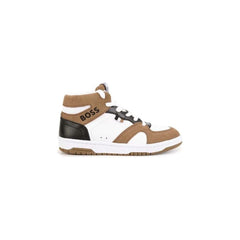 Panelled High Top Sneakers