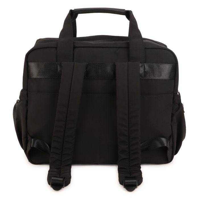 Rubberised Logo Backpack Changing Bag