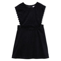 CORDUROY LOGO EMBROIDERED SLEEVELESS DRESS