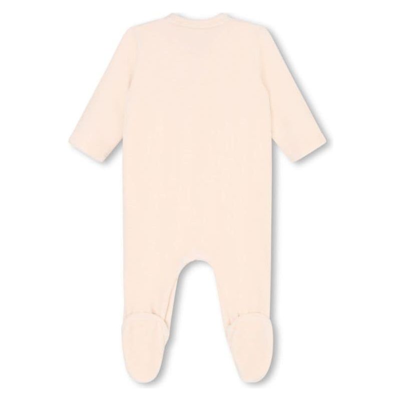 EMBROIDERED ORGANIC COTTON OVERALL SET OF TWO