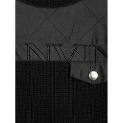 Logo Embroidered Panelled Pullover