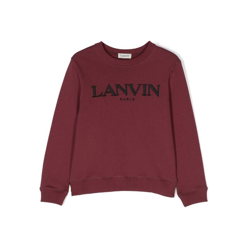 Logo Embroidered Cotton Sweater