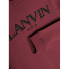 Logo Embroidered Cotton Sweater