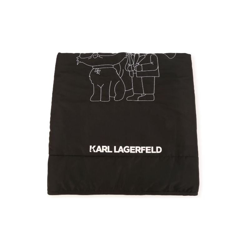 Logo Embroidered Padded Blanket