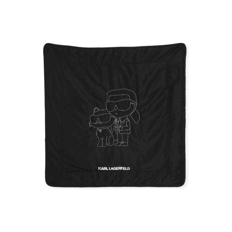 Logo Embroidered Padded Blanket