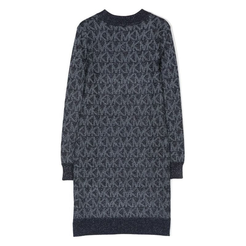 Monogram Pattern Knit Dress