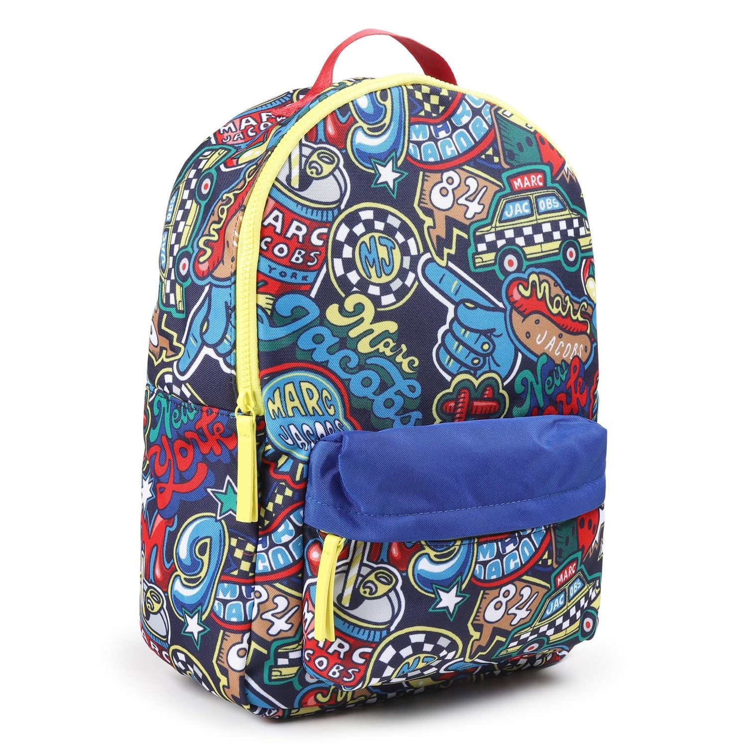 Multicolour Logo Patches Backpack