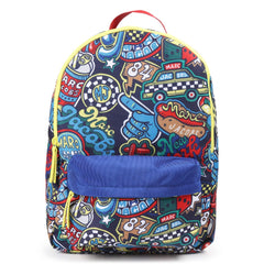 Multicolour Logo Patches Backpack