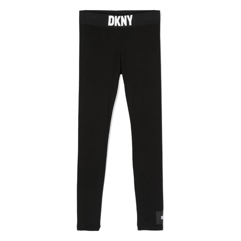 Logo Waistband Stretch Cotton Leggings