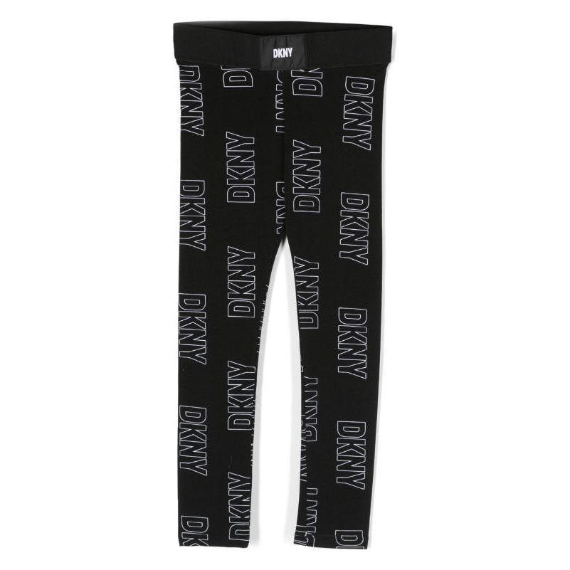 Logo Print Stretch Cotton Leggings