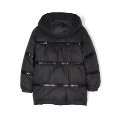 Logo Print Reversible Padded Jacket