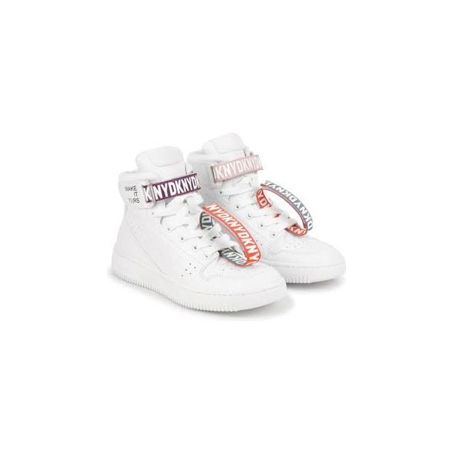 Logo Tape High Top Sneakers