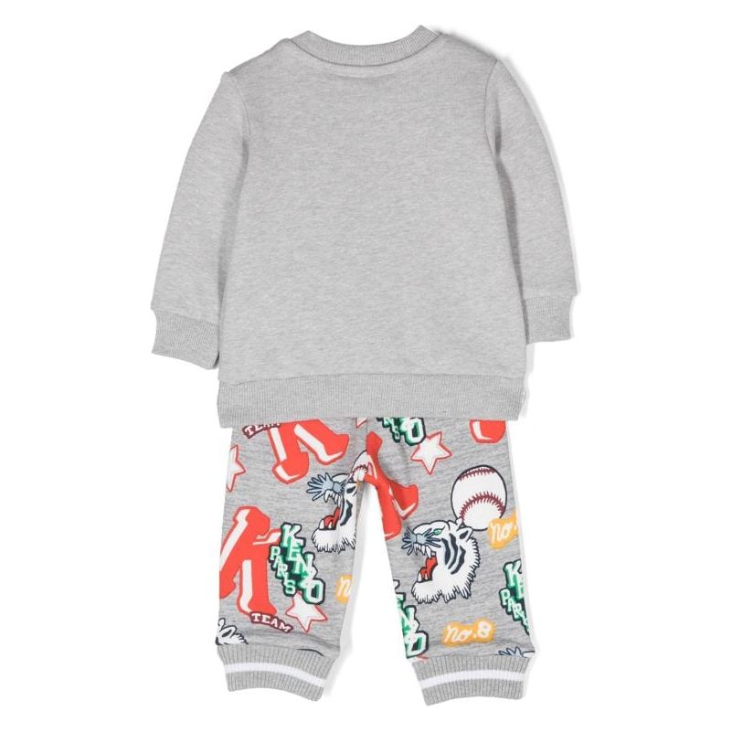 Graphic Print Tracksuit Set