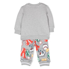 Graphic Print Tracksuit Set