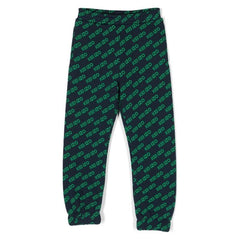 Logo Print Elastic Waistband Sweatpants