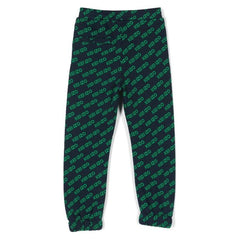 Logo Print Elastic Waistband Sweatpants