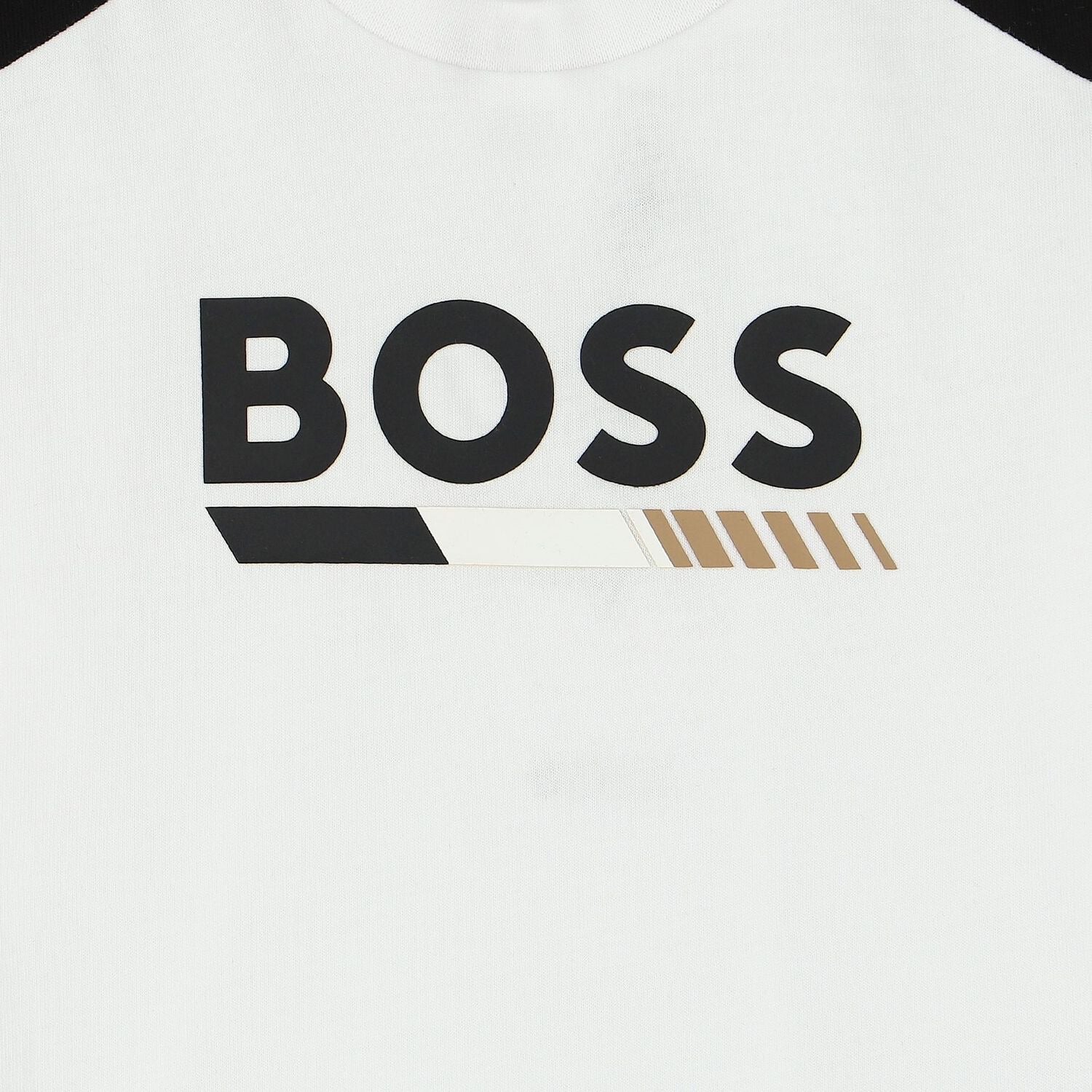 LOGO PRINT T-SHIRT WITH PANELS