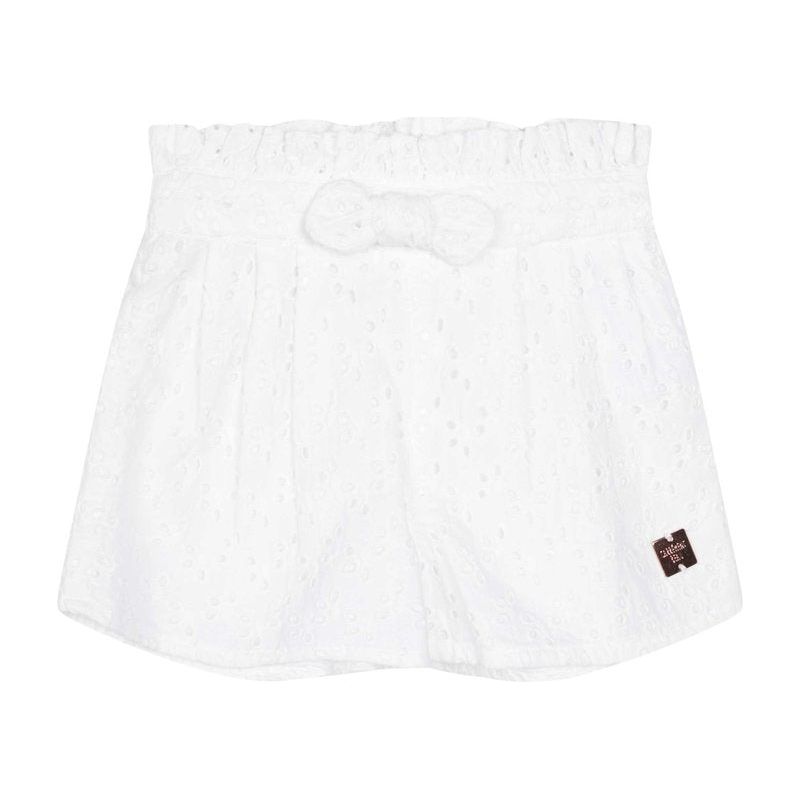 Bow And Ruffle Anglaise Shorts