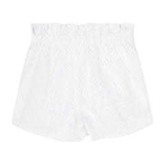 Bow And Ruffle Anglaise Shorts