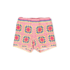 Multi Coloured Crotchet Shorts