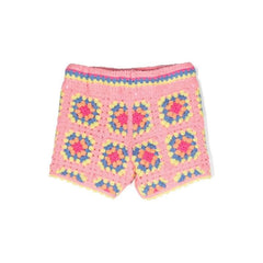 Multi Coloured Crotchet Shorts