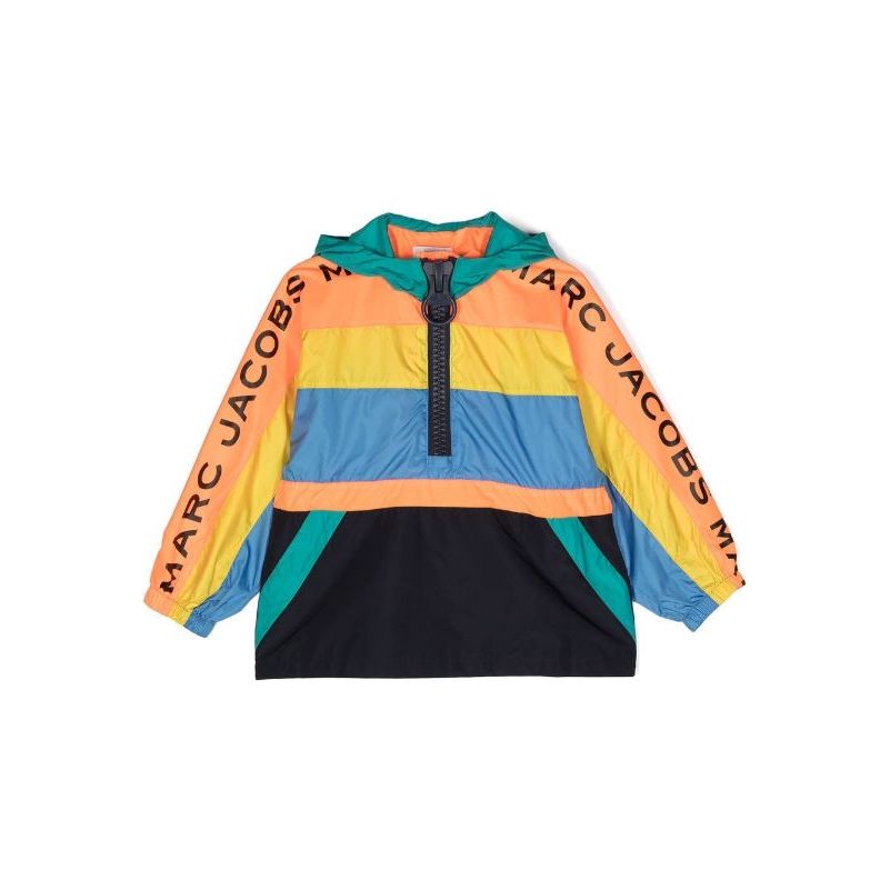 Multi Colour Stripe Rain Jacket