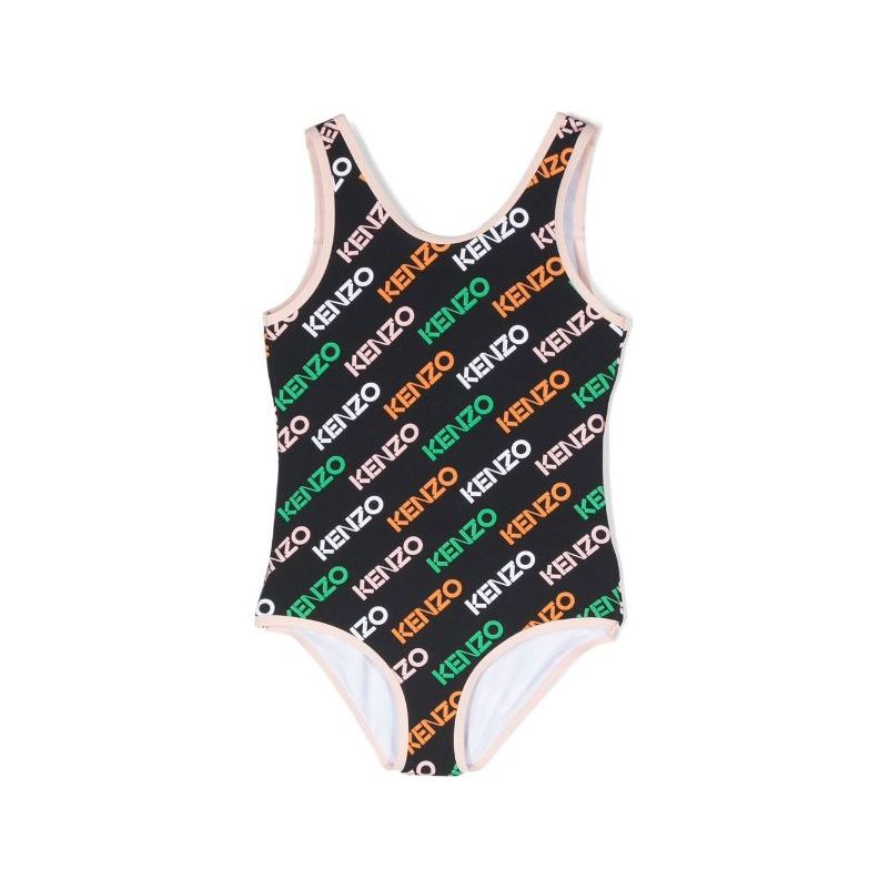 All Over Logo Print Swimsuit