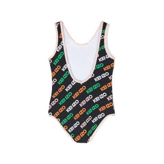 All Over Logo Print Swimsuit