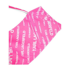 Logo Print Halterneck Bikini