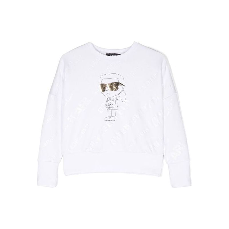 Ikonik Karl Logo Print Sweater