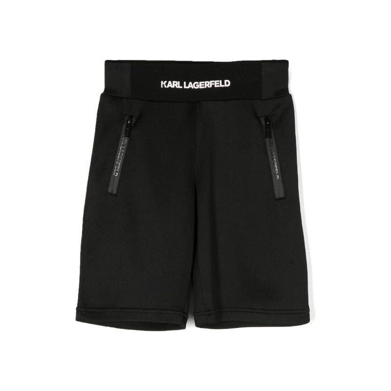 Logo Print Waistband Shorts