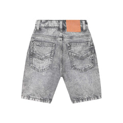 FADED DENIM SHORTS