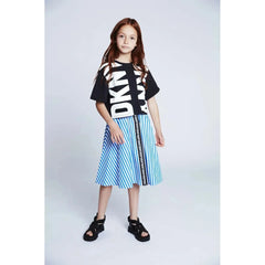 Striped Cotton Poplin Skirt