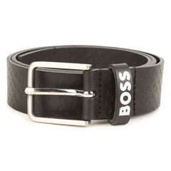 Flat Buckle Leather Belt