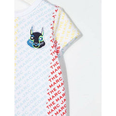 All Over Logo Print Onesie