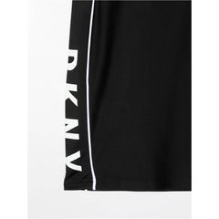 Side Panel Logo Print Skirt