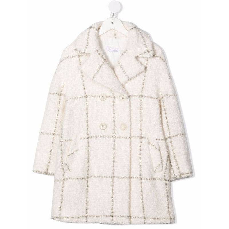 Ivory Coat In Wool Blend