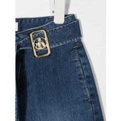 Belted Wide Leg Jeans